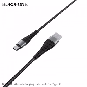 Кабель USB Hoco "BX32" чёрный "Type-C" 100cm (до 5A)