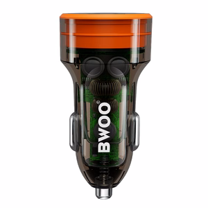 Įkroviklis automobilinis Bwoo (CC85) (1xUSB; 1xUSB-C; 38W)