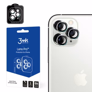Защита камеры 3mk Lens Protection Pro для iPhone 11 Pro / 11 Pro Max - серебряный