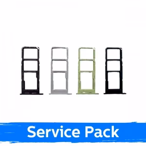 Samsung A146 A14 SIM kortelės dėklas / Juodas / (Service Pack)