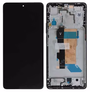 LCD экран Xiaomi Poco F5 5G с тачскрином с рамкой чёрный Оригинал (сервисная упаковка)