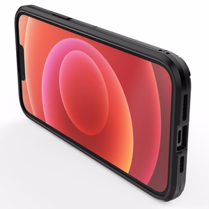 Ring Armor dėklas telefonui iPhone 14 Pro Max šarvuotas dangtelis su magnetiniu laikikliu ir žiedu juodas