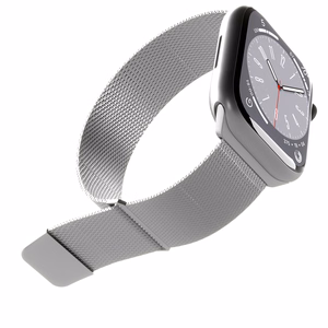 Puro Milanese nerūdijančio plieno Apple Watch dirželis 38/40/41mm - sidabrinis