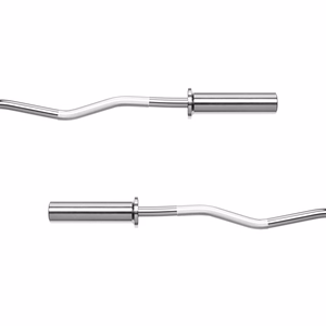 REBEL ACTIVE Olympic curl bar 50mm, Olympic barbell 120cm 6kg