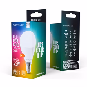 Forever Light LED lemputė RGB E14 G45 5W 500lm 4000K, F klasė