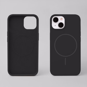 Silicone Thin Mag dėklas iPhone 16 Pro 6,3" juodas