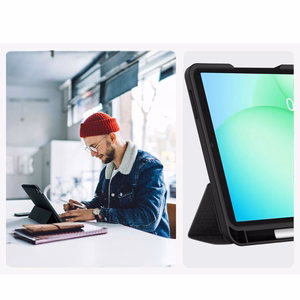 Tech-Protect SC Pen Canvas Case for Samsung Galaxy Tab A9+ / A11+ Plus 11.0 X210 / X215 / X216 / X230 / X235 / X236 - Black