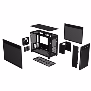 ASUS AP201 PRIME CASE TG Mini Tower juodas