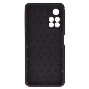 Vennus Carbon Elite dėklas telefonui Xiaomi Redmi Note 11 5G/Note 11S 5G/Poco M4 Pro 5G juodas