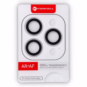 Стекло камеры для iPhone 16 Pro / 16 Pro Max Forcell Premium титановый белый