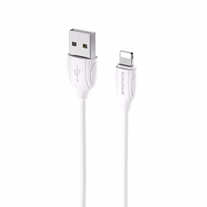 USB kabelis Borofone BX19 USB-A to Lightning 1.0m baltas