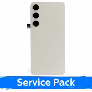 Galinis dangtelis skirtas Samsung S926 S24 Plus / Gintaro geltona / (Service Pack)