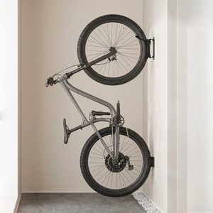 Maclean Wall-Mounted Bike Rack / Hanger, max. load 35 kg, adjustable tilt angle, steel, MC-171