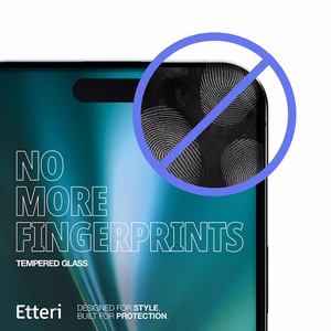 "Etteri" grūdintas stiklas 9D, skirtas "iPhone" 15 6,1"