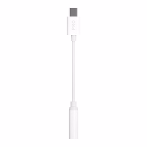 Dudao audio adapter headphone adapter from USB Type C to mini jack 3.5 mm white (L16CPro white)
