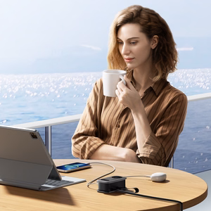Orico AP3 65W GaN 6in1 удлинитель 2x AC + 2x USB-A + 2x USB-C - черный