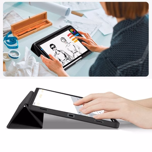 Чехол Tech-Protect SmartCase Pen для Samsung Galaxy Tab S11 11.0 X730 / X736 (чёрный)