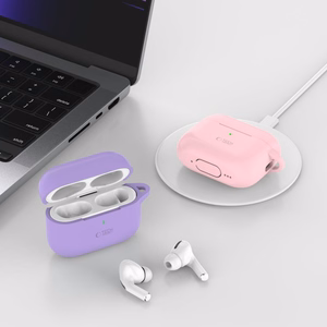 Силиконовый чехол Tech-Protect Hook для Apple AirPods Pro 1 / 2 - оранжевый