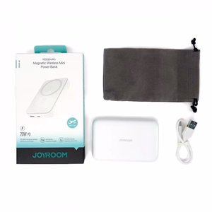 Magnetinė išorinė baterija Joyroom JR-W020 20W MagSafe 10000 mAh, balta