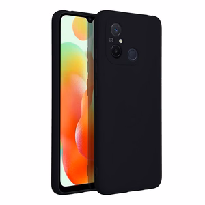 Silikoninis dėklas telefonui XIAOMI Redmi 12C juodas