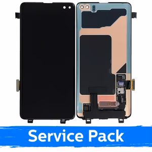 LCD ekranas suderinamas su Samsung G975 S10 Plus juodas (Service Pack) (NF versija)