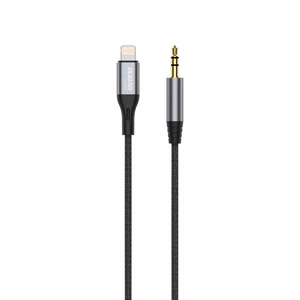 Audio adapteris Dudao (L11 Pro) iš "lightning" į 3,5mm pilkas