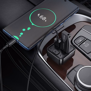 Borofone siųstuvas FM BC63 Selecto MP3, Bluetooth - 2xUSB - juodas