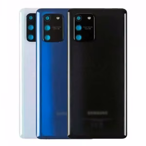 Задняя крышка для Samsung G770 S10 Lite чёрный (с линзой камеры) HQ