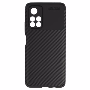 Vennus Carbon Elite dėklas telefonui Xiaomi Redmi Note 11 5G/Note 11S 5G/Poco M4 Pro 5G juodas