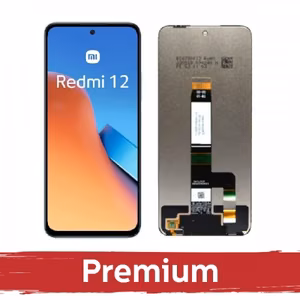 LCD дисплей для Xiaomi Redmi 12 4G / Redmi 12 5G / Poco M6 Pro 5G чёрный OEM