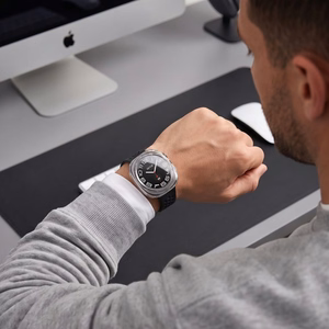 Tech-Protect Defense 2-Pack dėklas, skirtas Samsung Galaxy Watch Ultra 47mm – skaidrus ir matinis juodas