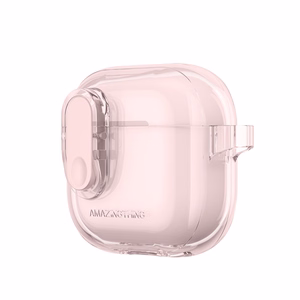 AmazingThing Minimal Case for AirPods 4 – Pink