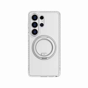 AmazingThing Titan Pro MagSpin ударопрочный Чехол для Samsung S26 Ultra совместимый с MagSafe прозрачный