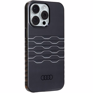 Audi IML MagSafe dėklas telefonui iPhone 15 Pro Max - juodas