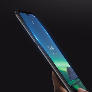 Dux Ducis 10D закалённое стекло Tough защитная плёнка Full Coverage с рамкой для Nokia 1.4 прозрачный (case friendly)