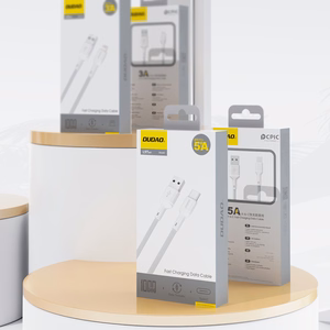 Dudao L9T 5A USB-A - USB-C кабель 1m - белый