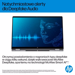 HP OmniBook X Flip 16-ar0016nw Ryzen AI 5 340 16.0" 2K Touch OLED IPS 16GB LPDDR5X SSD 1TB Radeon 840M Win11 sidabrinis nešiojamas kompiuteris