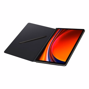 Atverčiamas dėklas su stovu Samsung Galaxy Tab S9 Smart Book viršelis - juodas