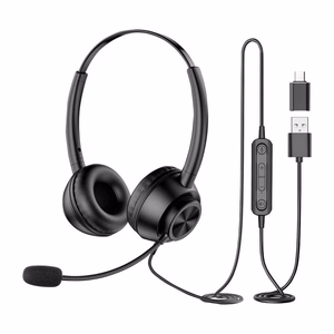 Laidinės ausinės su mikrofonu New Bee H368