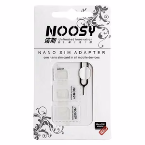 Noosa набор адаптеров SIM-карт + ключ белый