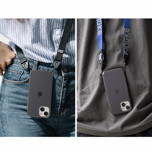 Ringke Fusion Matte dėklas iPhone 14 Plus su geliniu rėmeliu – pilkas