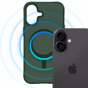 3mk Smoke MagCase skirtas iPhone 17 žalias-permatomas