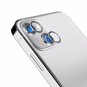 Стекло для камеры iPhone 14 Plus 9H для линзы серии 3mk Lens Protection Pro - серебряный
