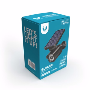 Forever Light Solar LED Lempa SUNARI FLS-25 SMD PIR dummy camera 4W 300lm 6000K 1500mAh Li-Ion