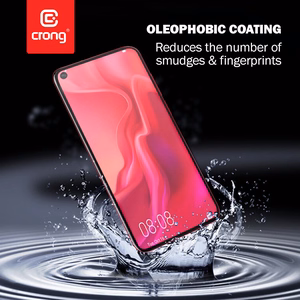 Гибридное защитное стекло Crong 7D Nano Flexible Glass 9H для Realme C11