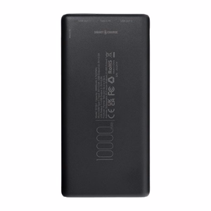 Išorinė baterija POWER BANK Blue Star (W1061) 10000mAh (2xUSB; 1xType-C) juoda