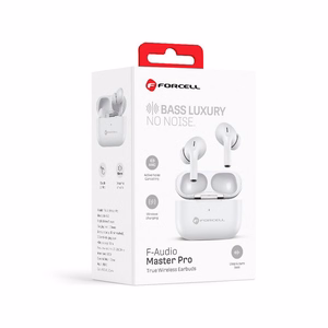 Wireless earphones Forcell F-Audio Master Pro TWS white