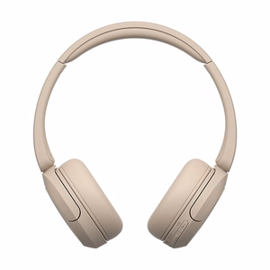 Sony WH-CH520 ausinės belaidės galvos juosta skambučiams/muzikai USB Type-C Bluetooth su įkrovimo stovu kreminės
