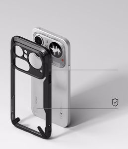 Ringke Fusion X Чехол для Nothing Phone 4A Pro - прозрачный с чёрным