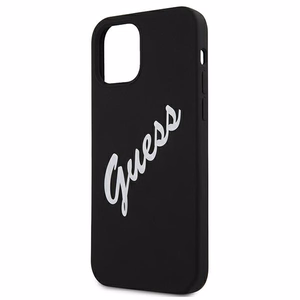 Guess GUHCP12SLSVSBW iPhone 12 mini 5.4" чёрно-белый жёсткий чехол Silicone Vintage